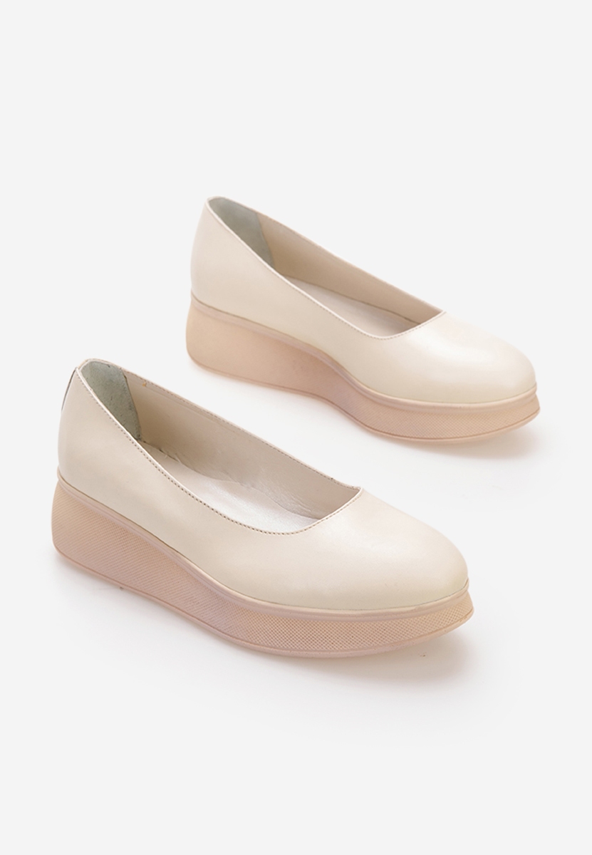 Cipele s platformom Cantoria bež