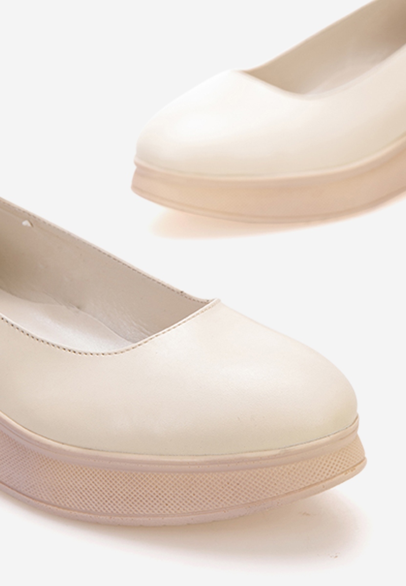 Cipele s platformom Cantoria bež