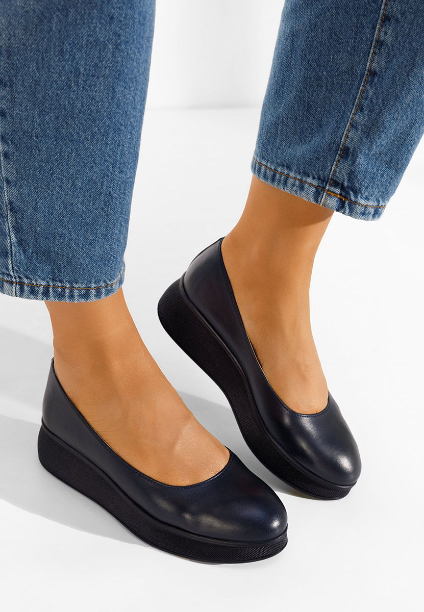 Cipele s platformom Cantoria plavo navy