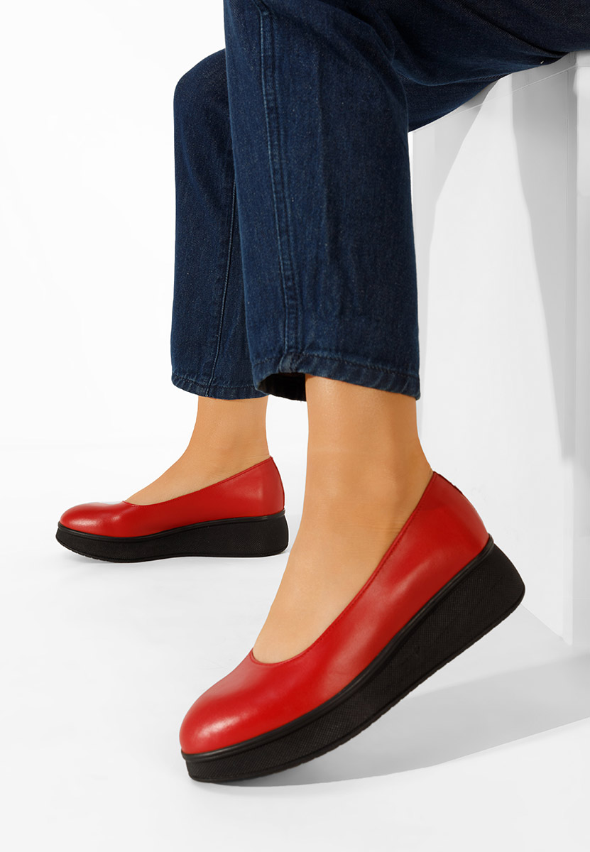 Cipele s platformom Cantoria crveno