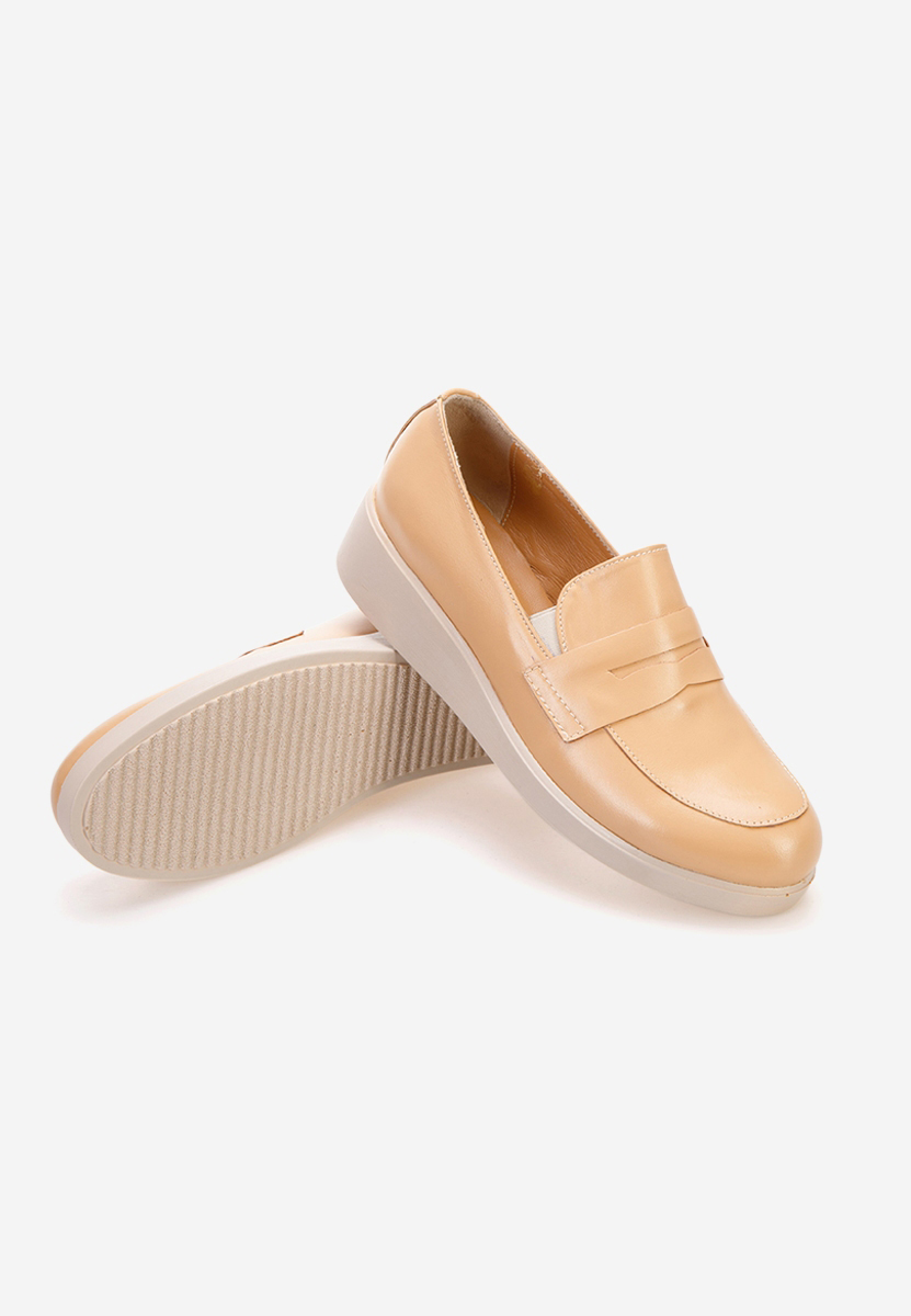 Mokasinke na punu petu Gessi bež