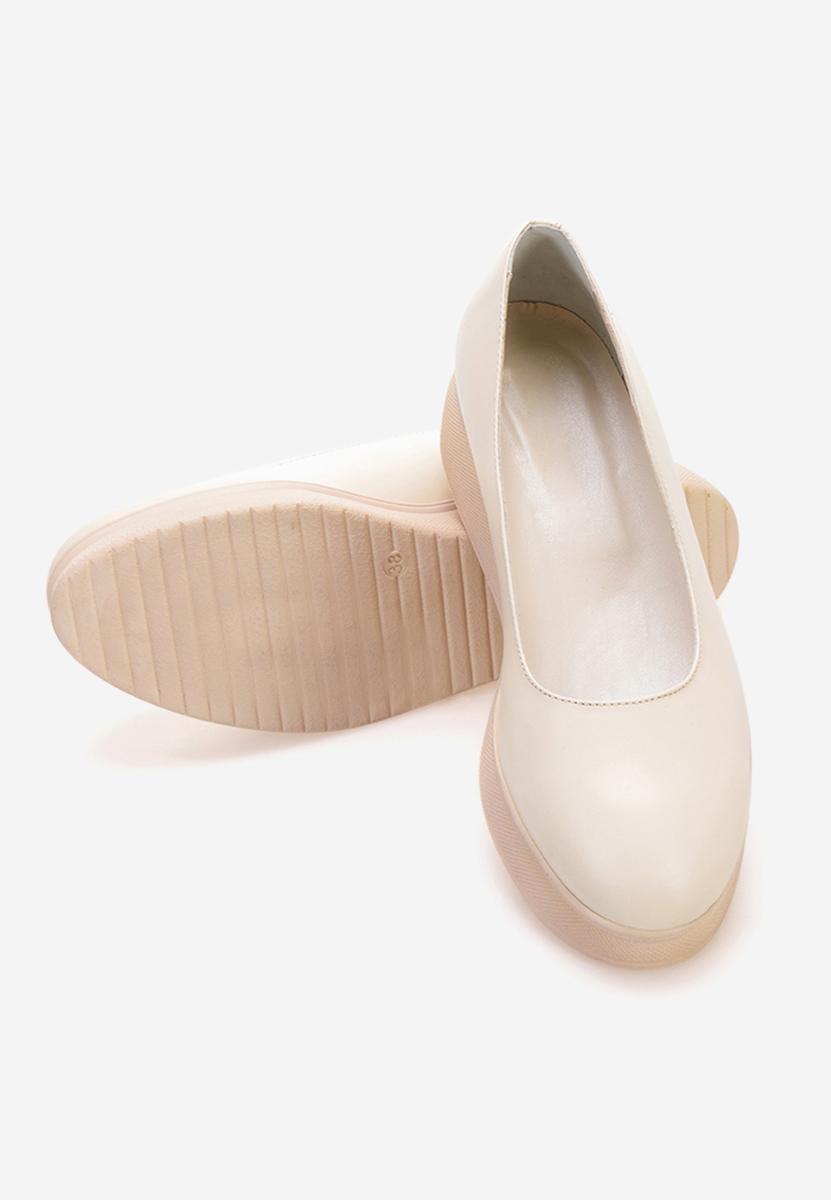 Cipele s platformom Cantoria bež