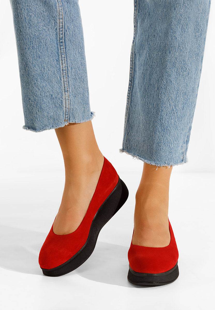 Cipele s platformom Cantoria V2 crveno