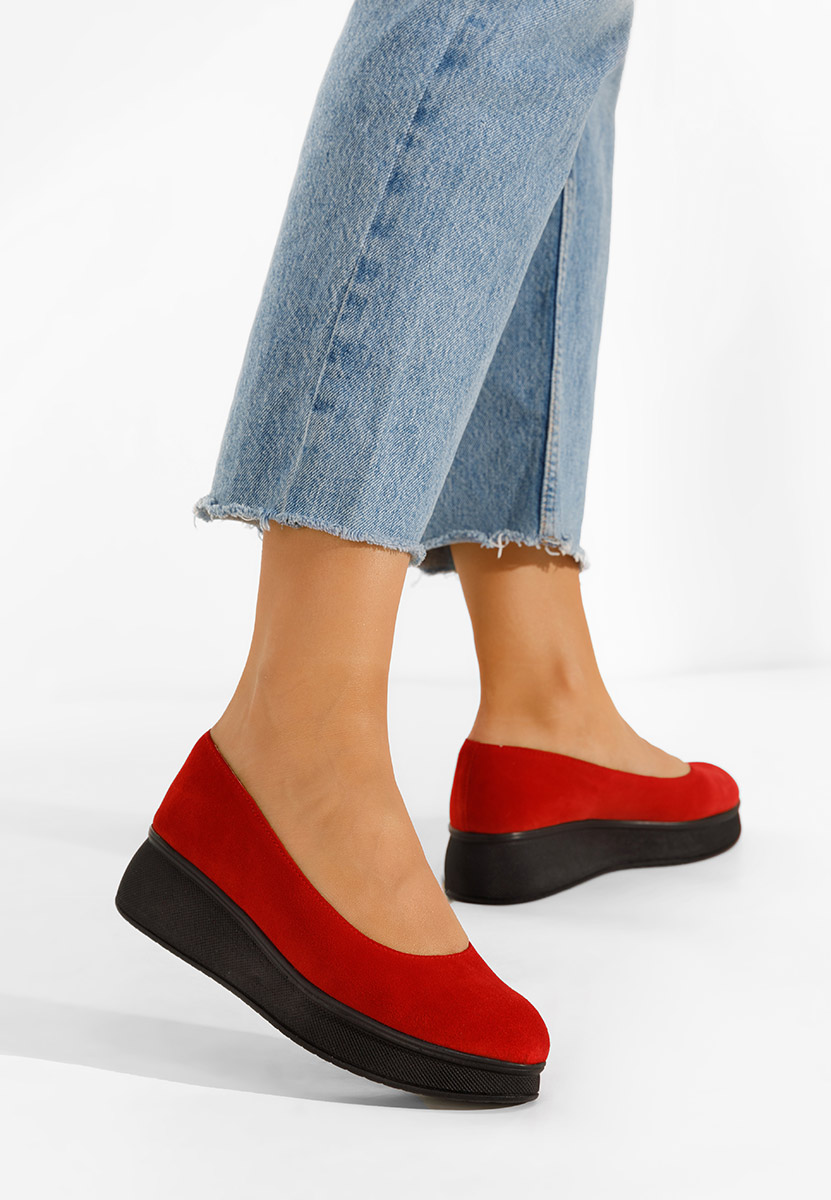 Cipele s platformom Cantoria V2 crveno