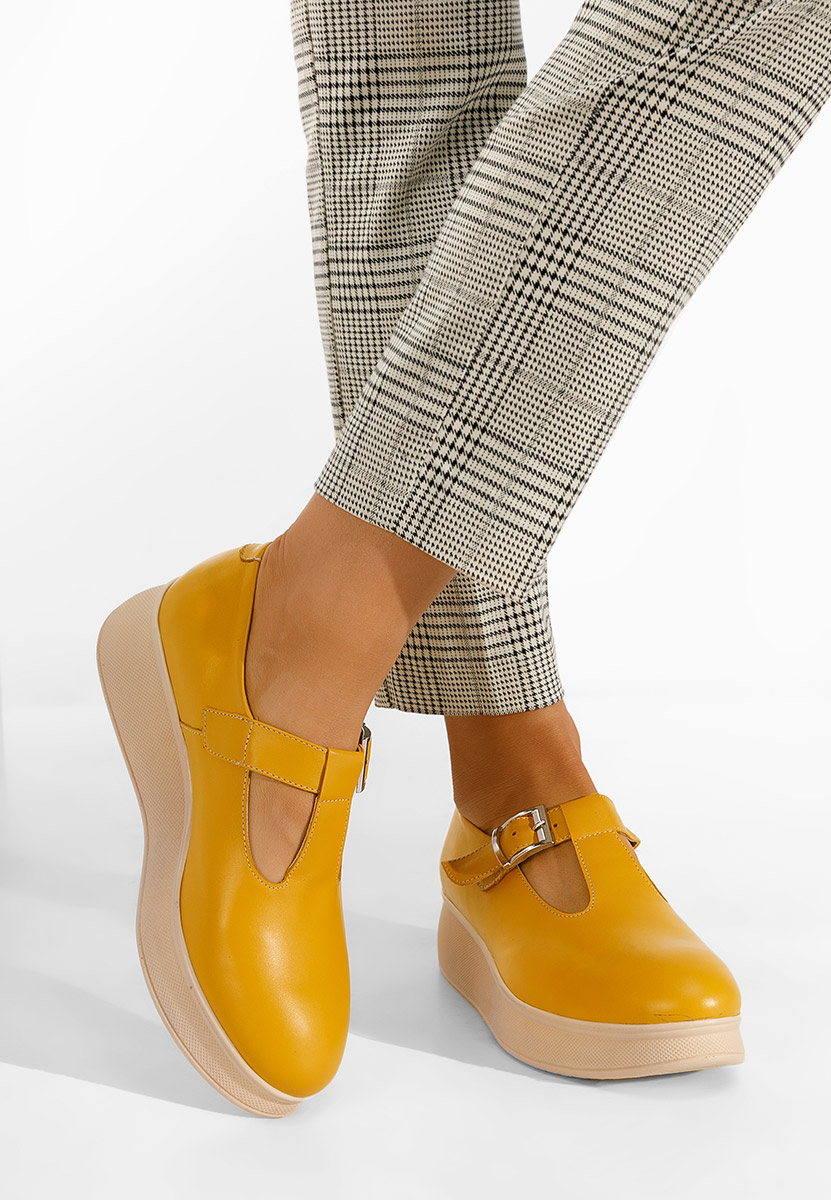 Cipele s platformom Gilena Žuto