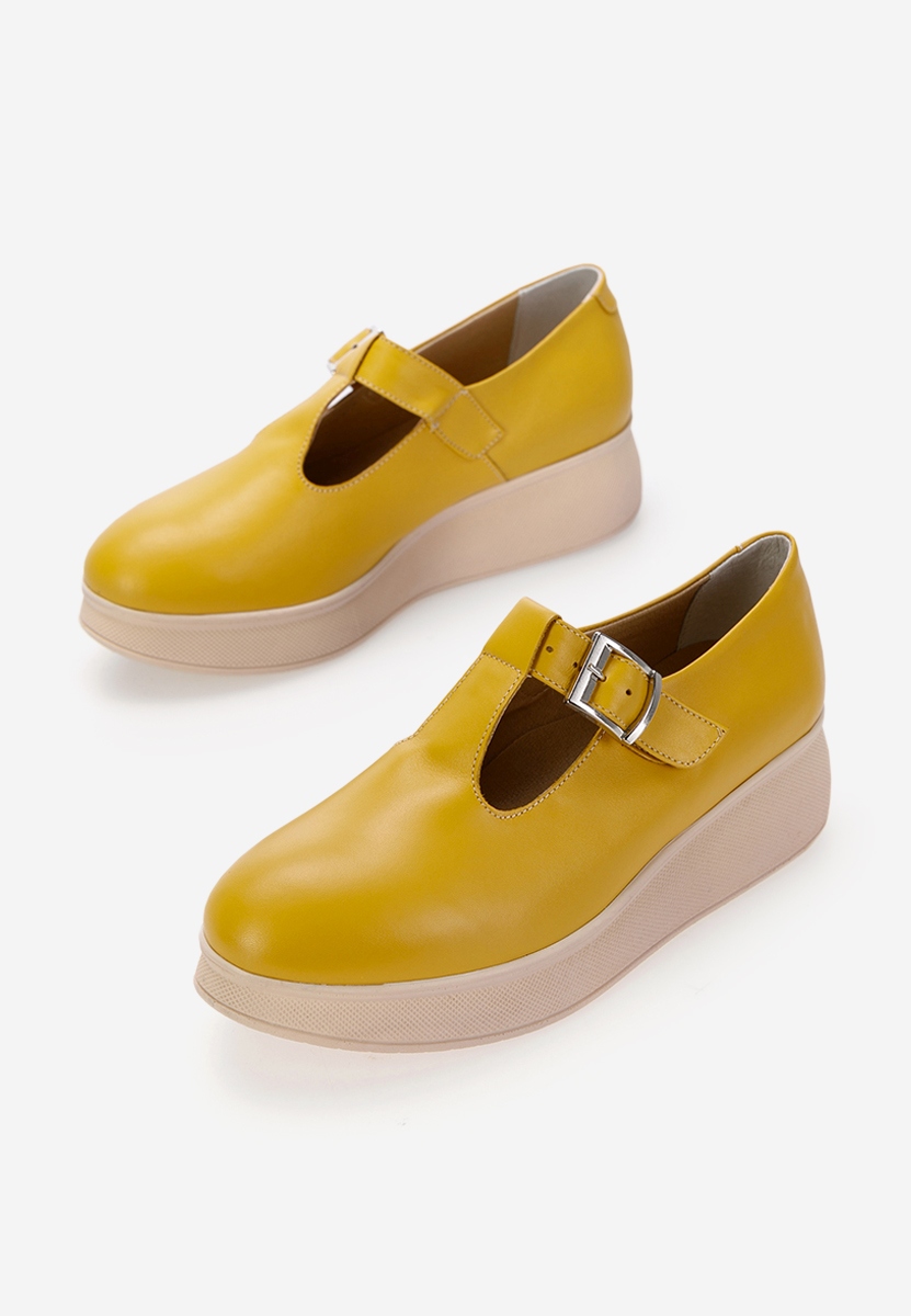 Cipele s platformom Gilena Žuto