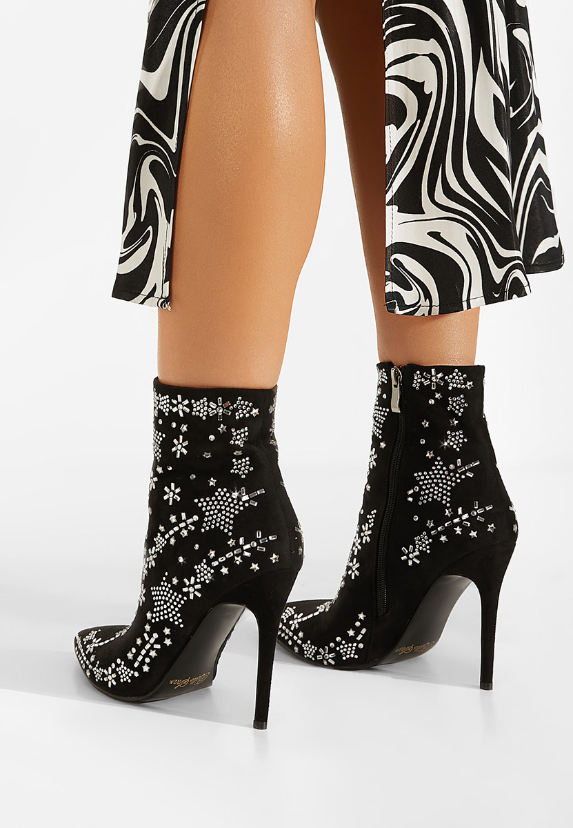 Elegantne gležnjače Tondelia crno