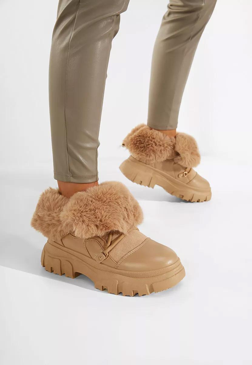 Zimske gojzerice za žene Fralesia kaki