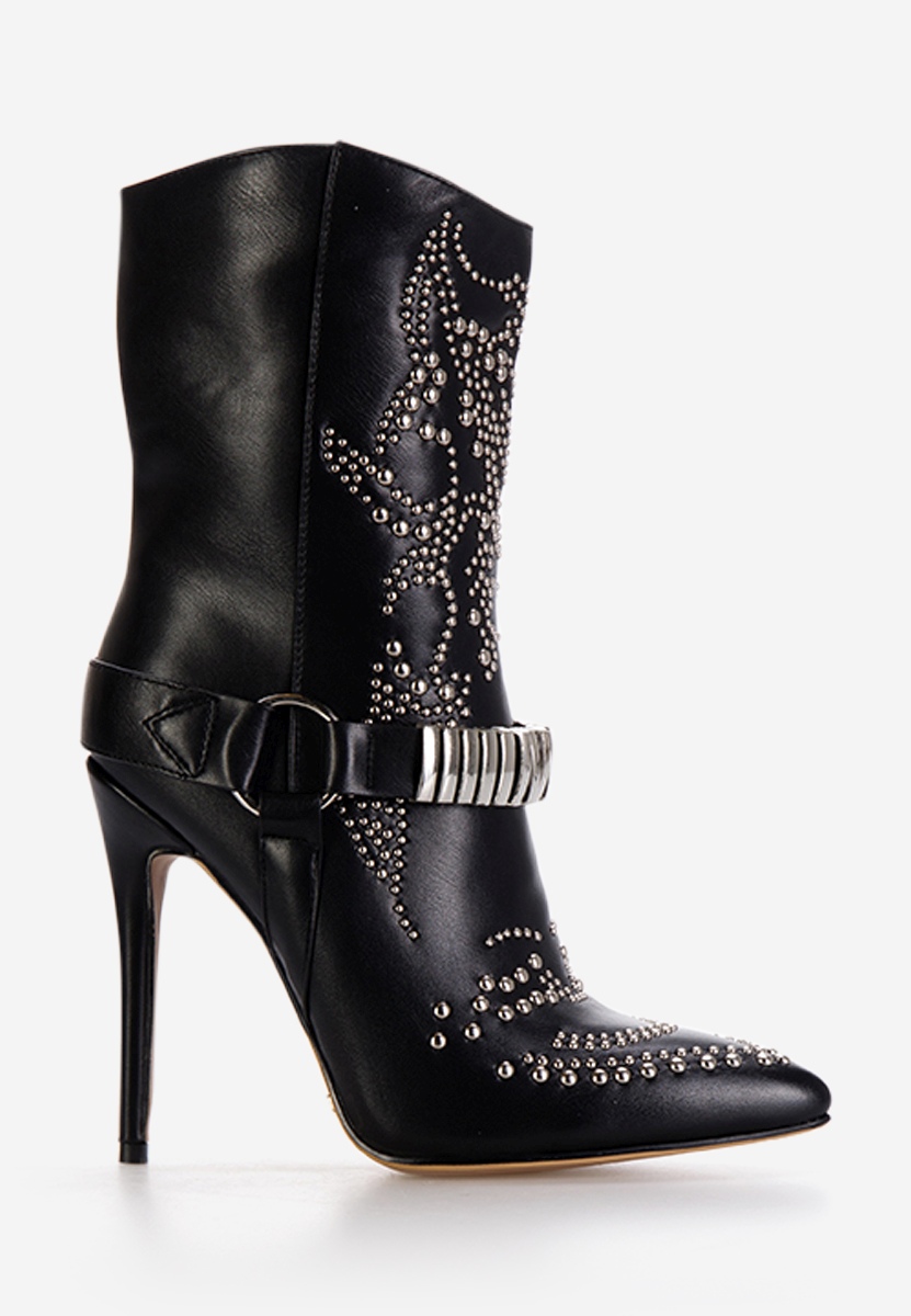 Elegantne gležnjače Foggia crno