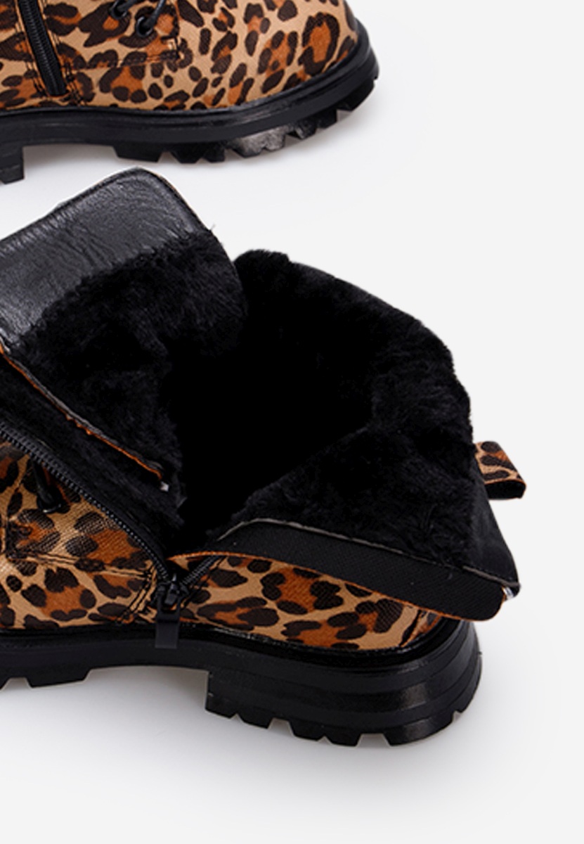 Gležnjače za djevojčice Barreiro B V2 leopardi