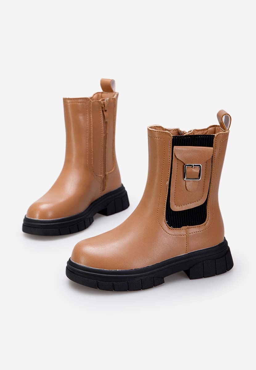 Gležnjače dječja Cary A braon