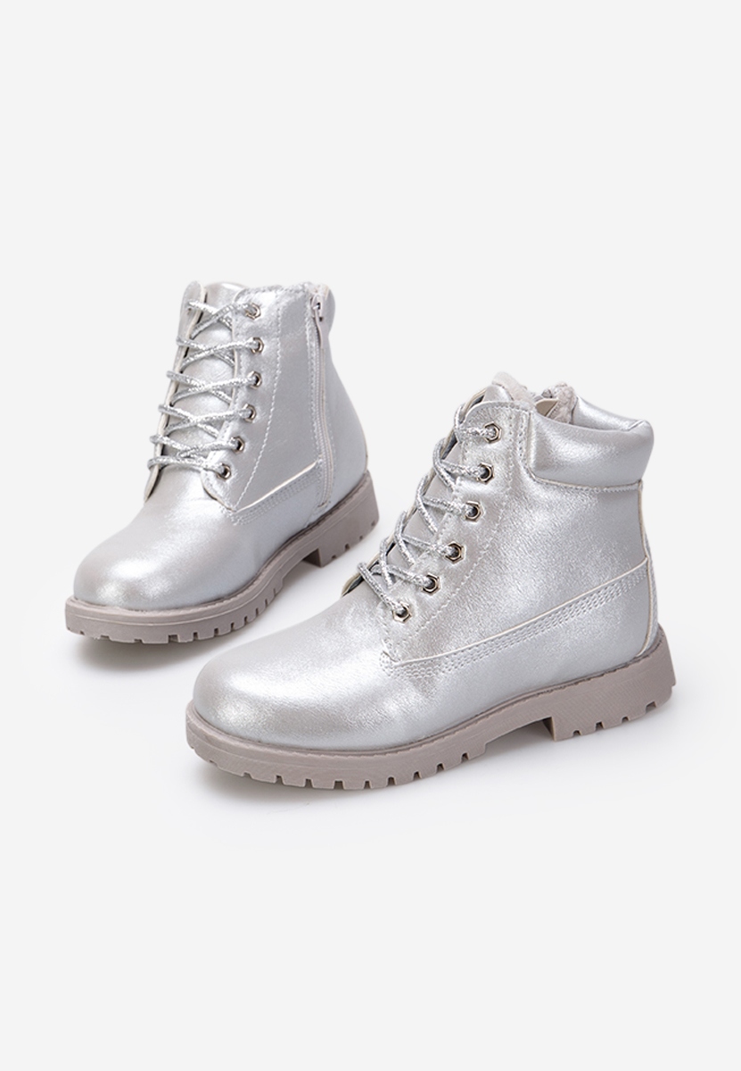 Gležnjače za djevojčice Miranda C V2 srebrno