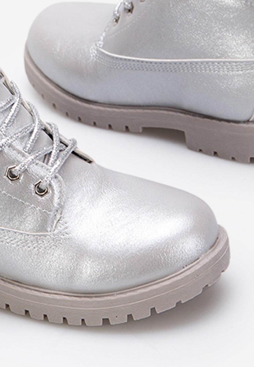 Gležnjače za djevojčice Miranda C V2 srebrno