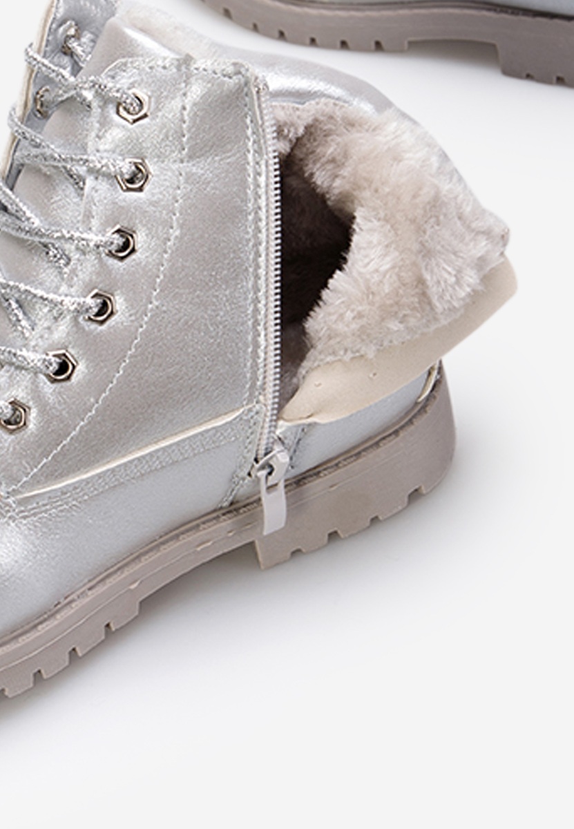 Gležnjače za djevojčice Miranda C V2 srebrno