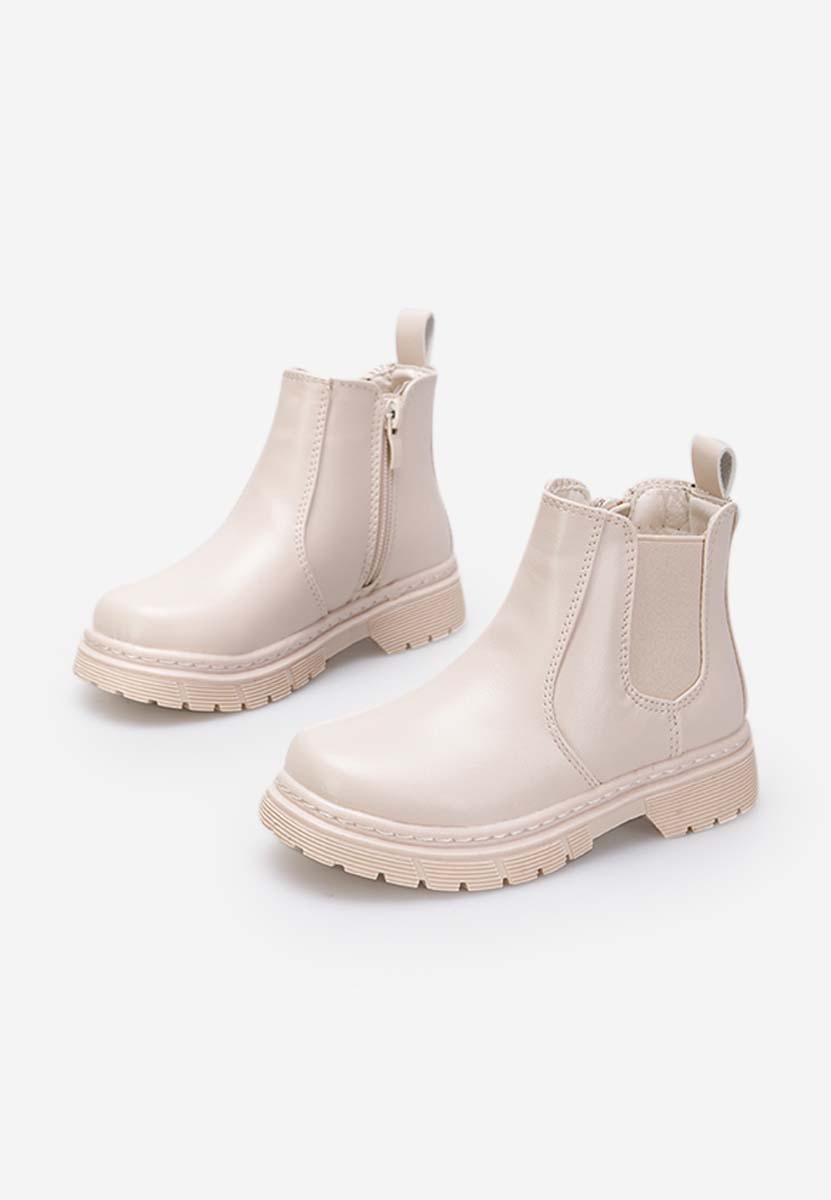 Gležnjače za djevojčice bež Trivoli