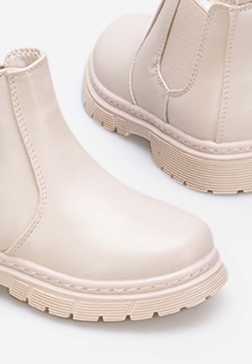 Gležnjače za djevojčice bež Trivoli