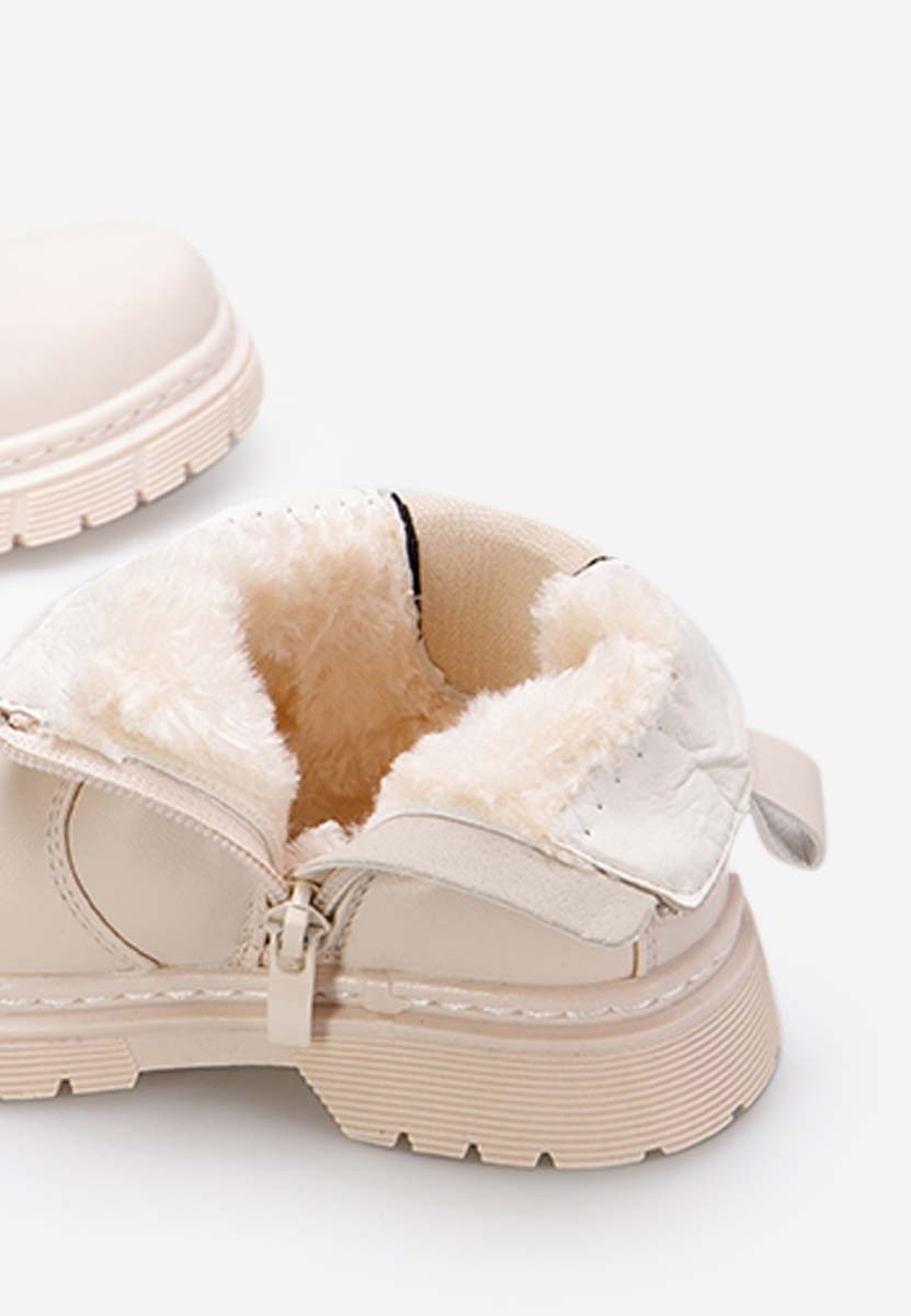 Gležnjače za djevojčice bež Trivoli