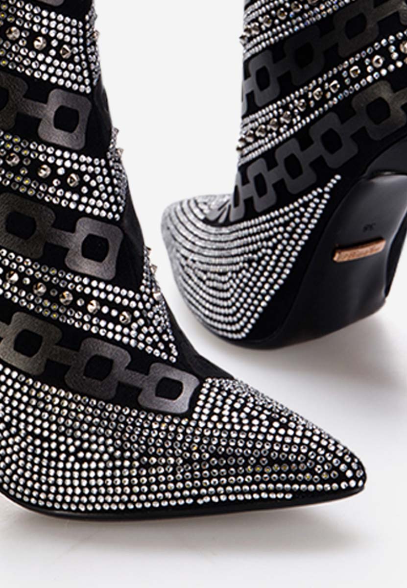 Elegantne gležnjače Piacenza crno