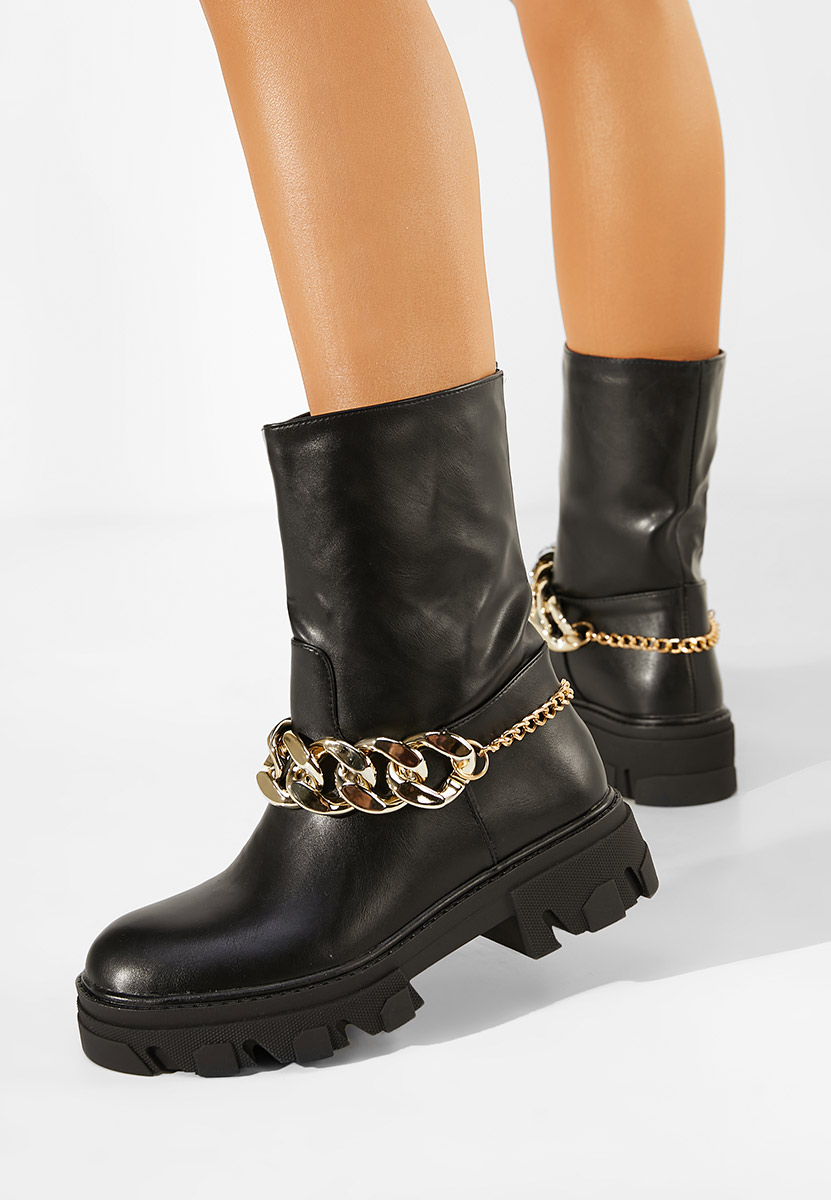 Ženske gležnjače crno Julieta