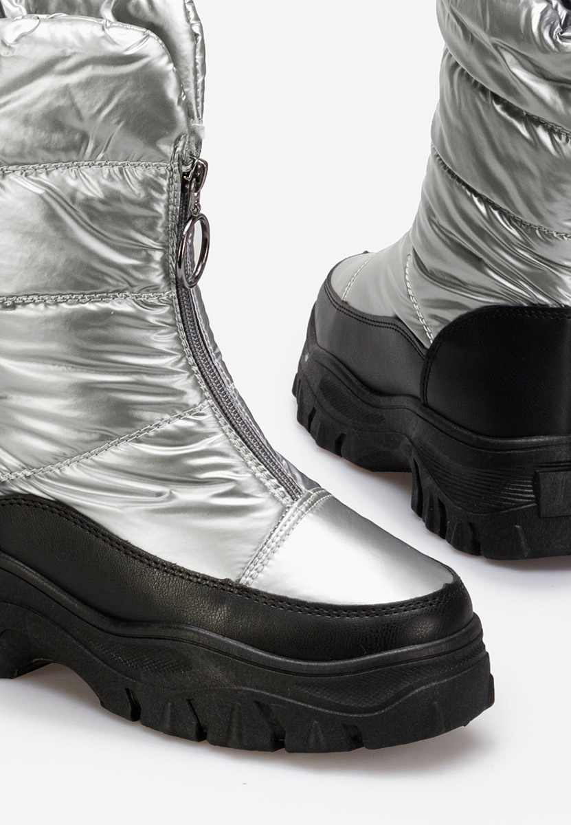 Zimske čizme za žene Beneda srebrno