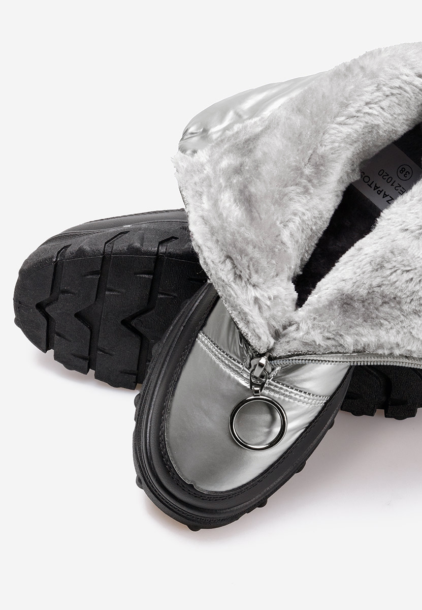 Zimske čizme za žene Beneda srebrno