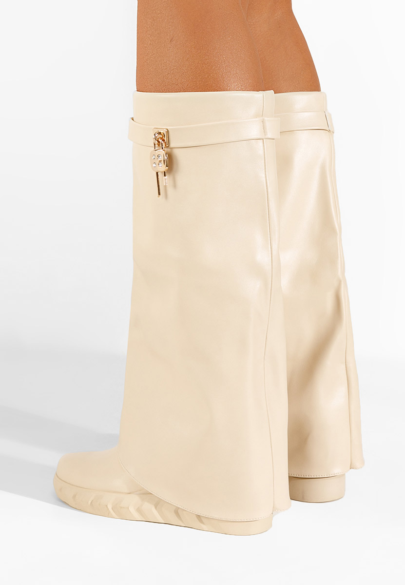 Čizme na punu petu Ipira bež