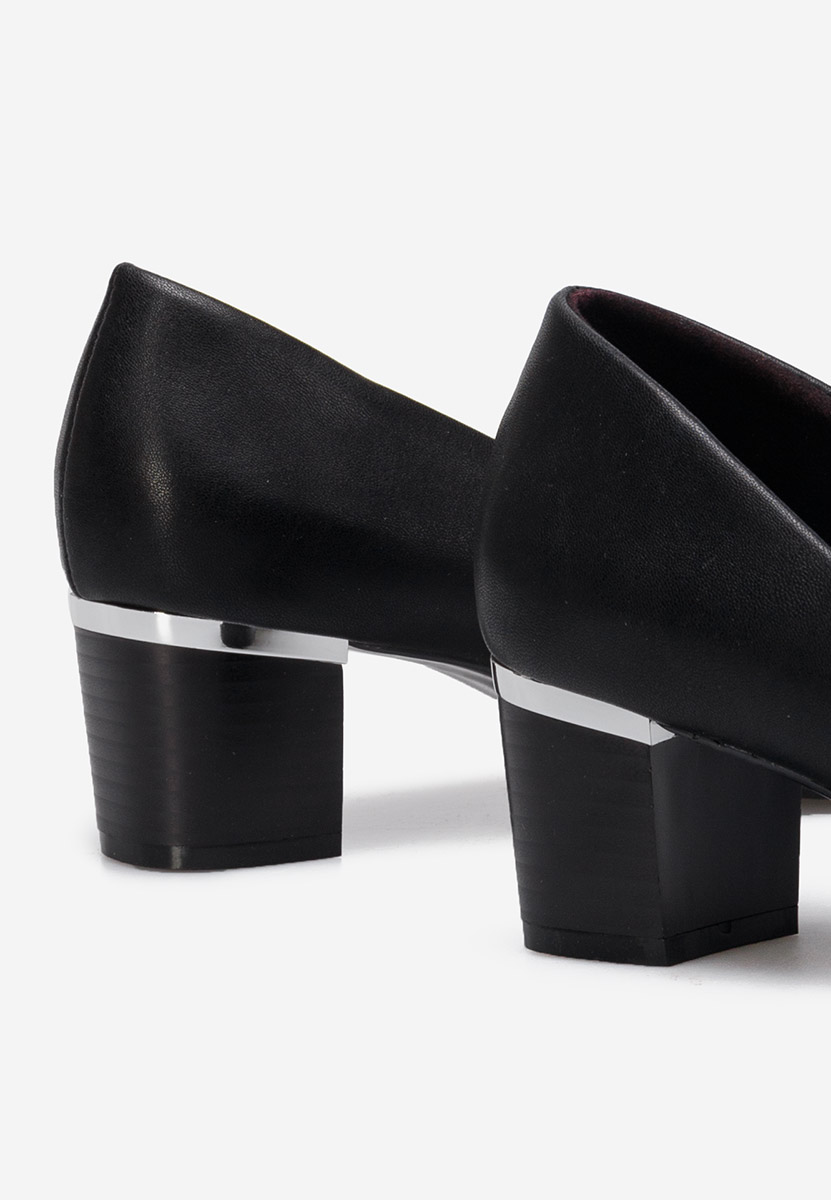 Elegantne cipele na petu Alzira V2 crno
