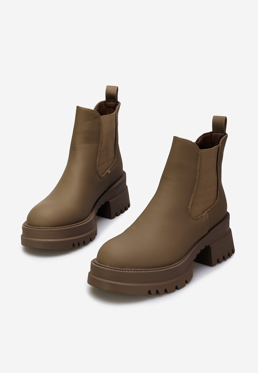 Ženske gležnjače Rina kaki