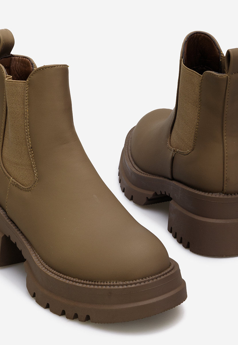 Ženske gležnjače Rina kaki