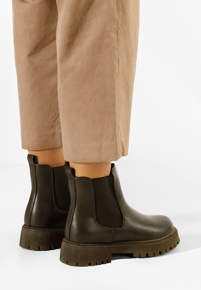 Ženske gležnjače zeleno Stellia