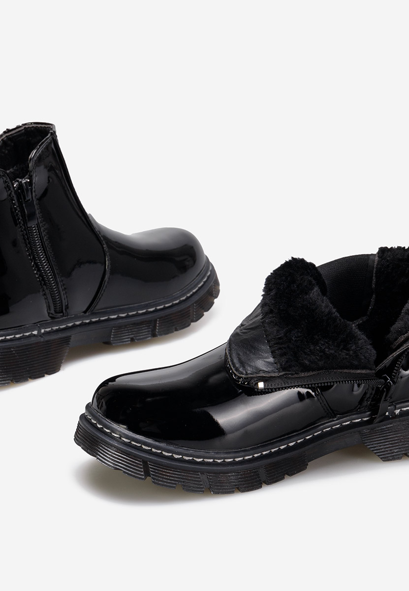 Gležnjače za djevojčice crno Trivoli