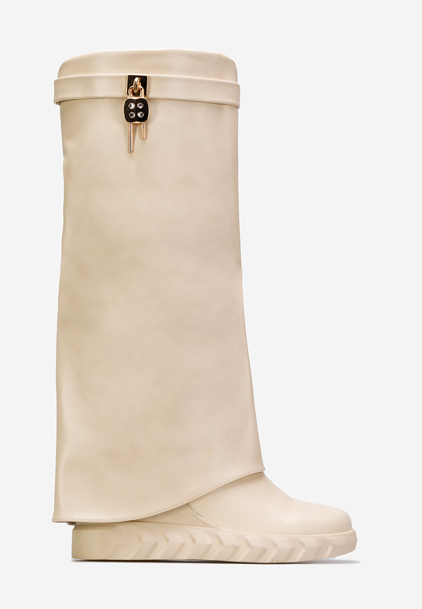 Čizme na punu petu Ipira bež