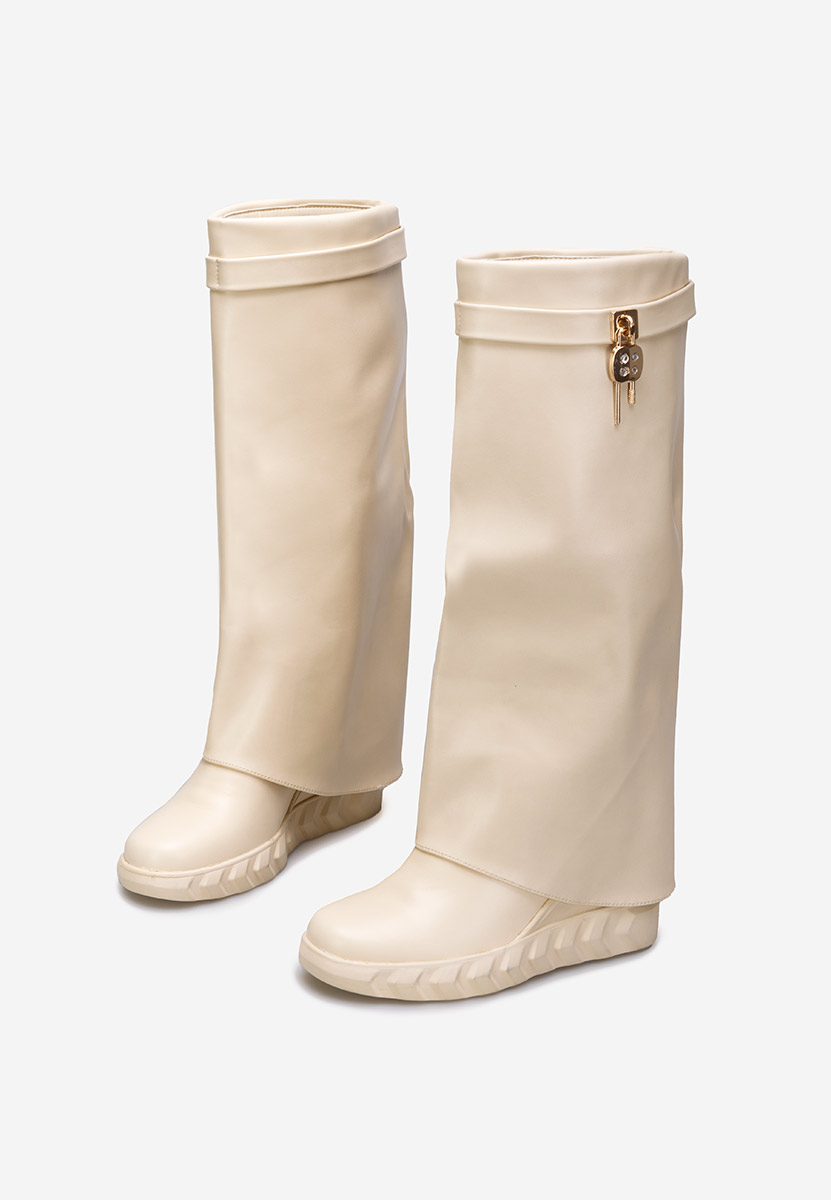 Čizme na punu petu Ipira bež