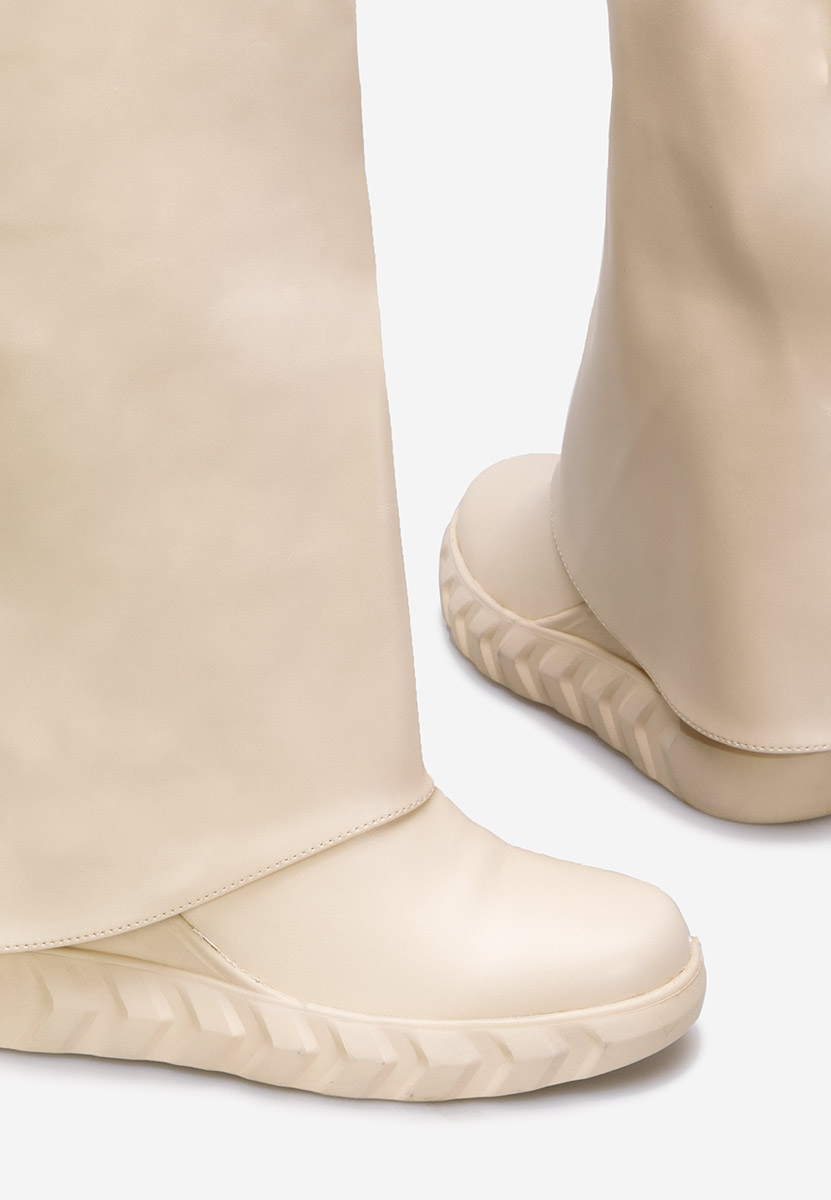 Čizme na punu petu Ipira bež