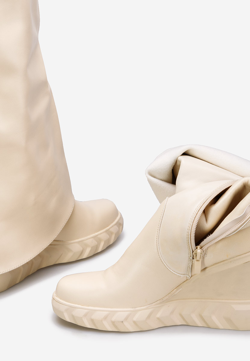 Čizme na punu petu Ipira bež