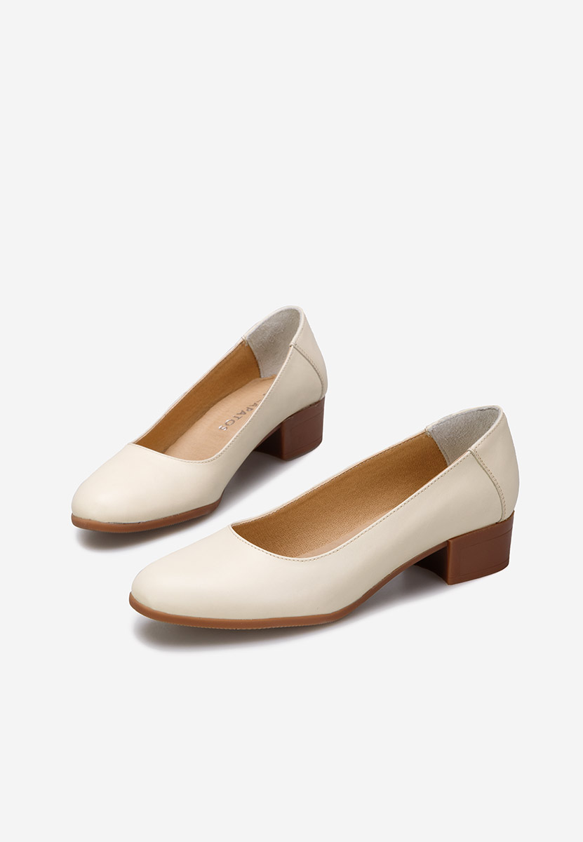 Kožne cipele bež Montremy Kožne cipele bež Montremy