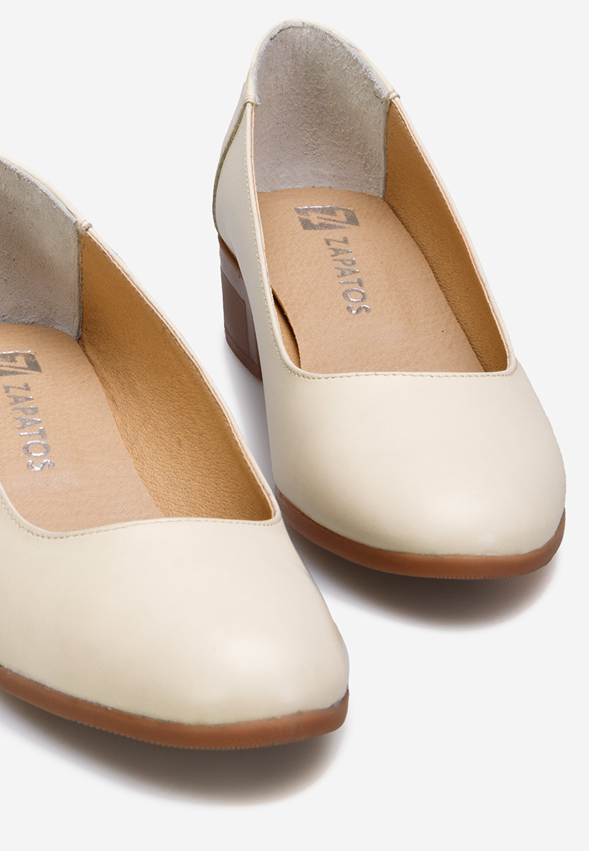 Kožne cipele bež Montremy Kožne cipele bež Montremy