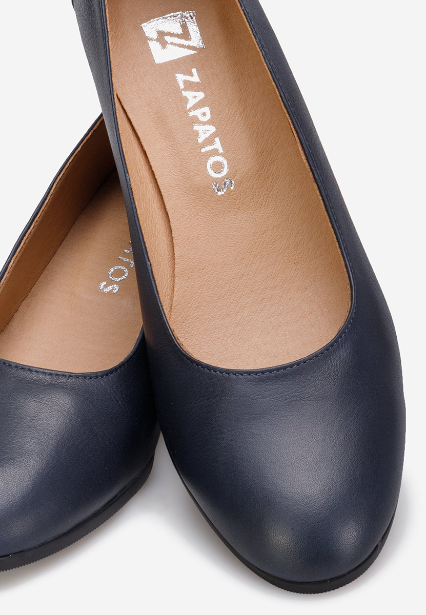 Kožne cipele Montremy plavo navy Kožne cipele Montremy plavo navy