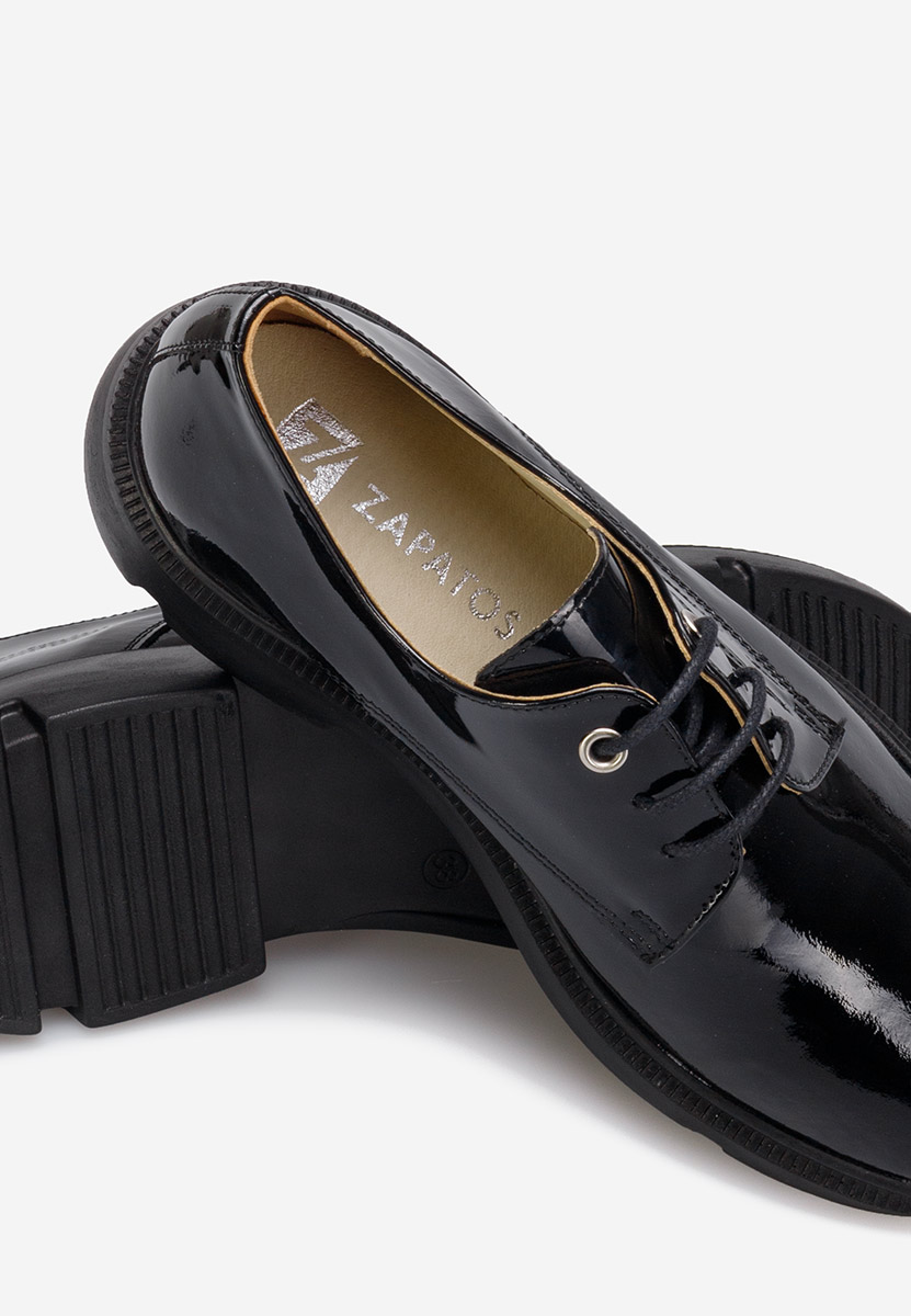 Kožne cipele derby Pelado V3 crno