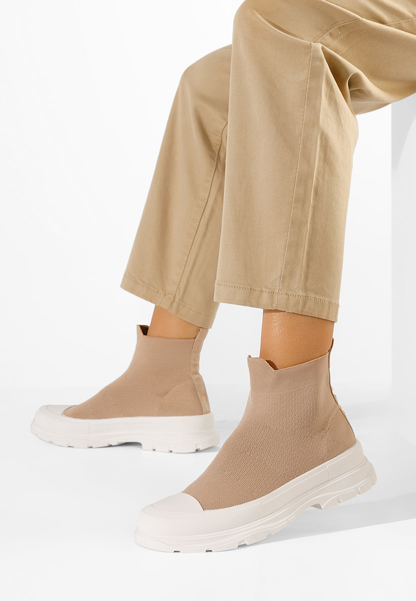 High-Top Sneakers Zynnia kaki