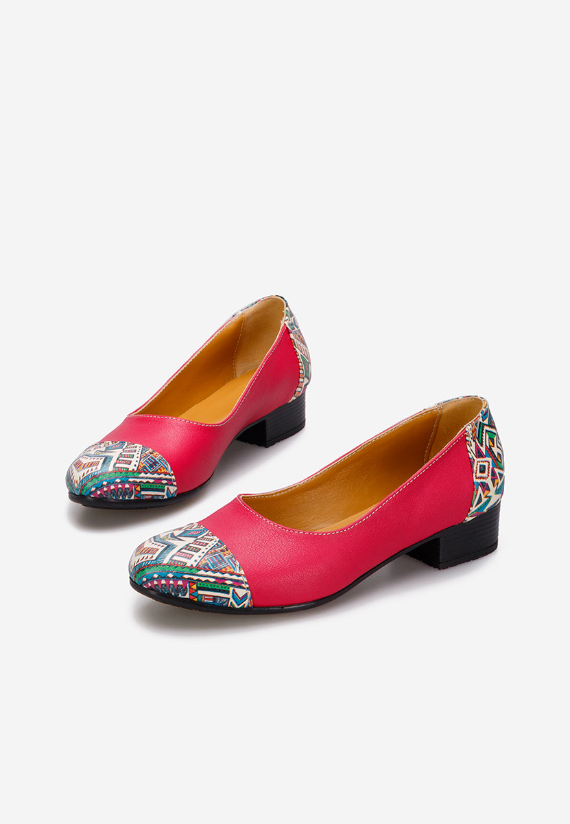 Kožne cipele Romina fuksija