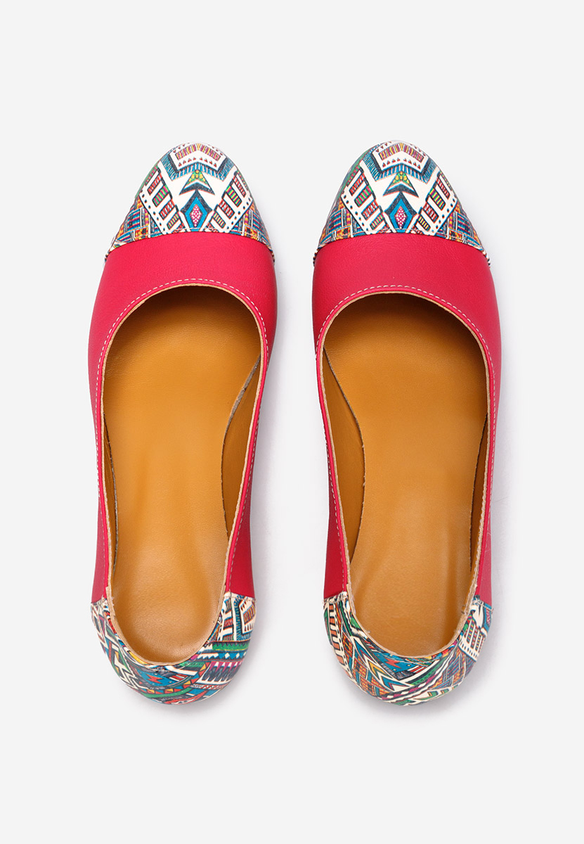 Kožne cipele Romina fuksija