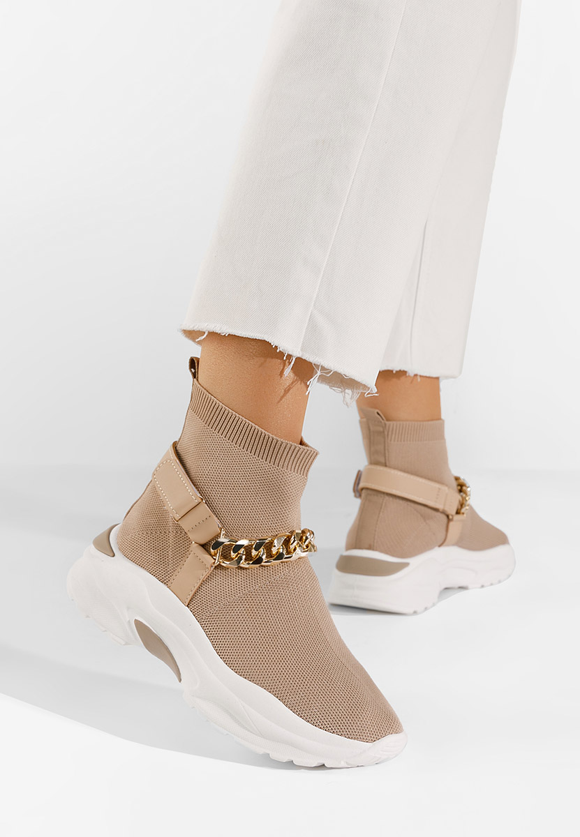 High-Top Sneakers Gisella kaki