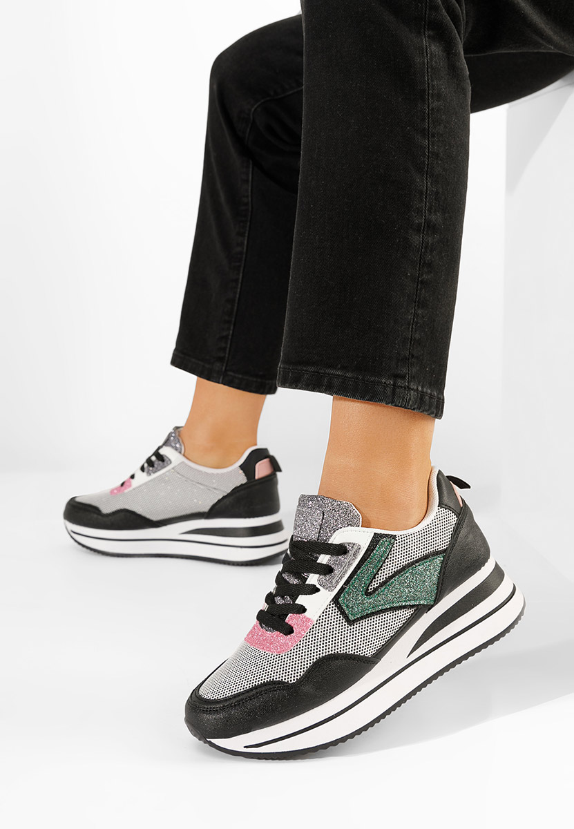 Tenisice sa platformom Tarika crno