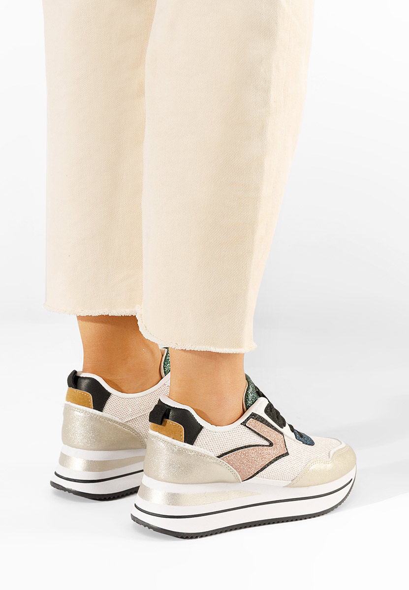 Tenisice sa platformom Tarika zlatno
