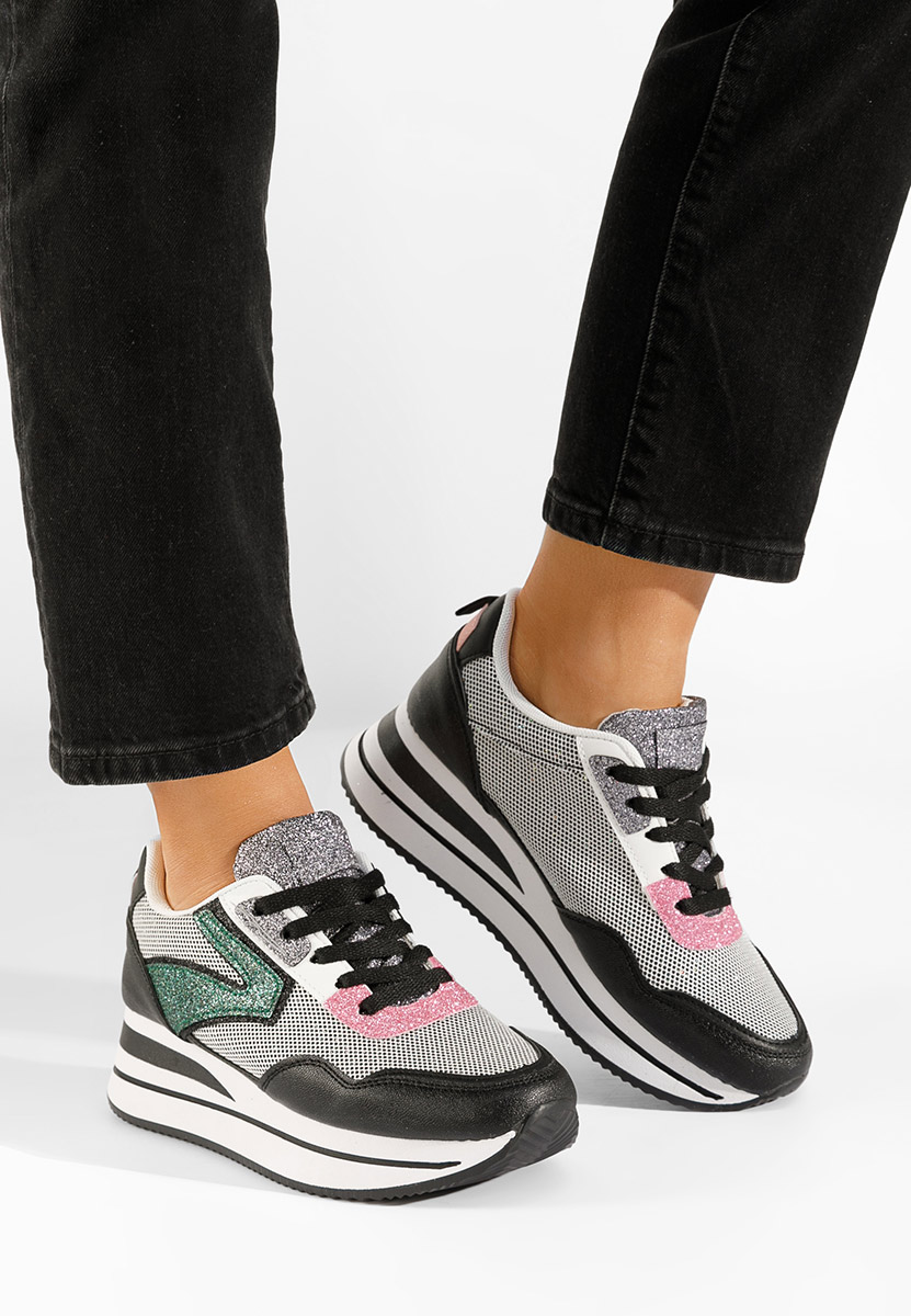 Tenisice sa platformom Tarika crno