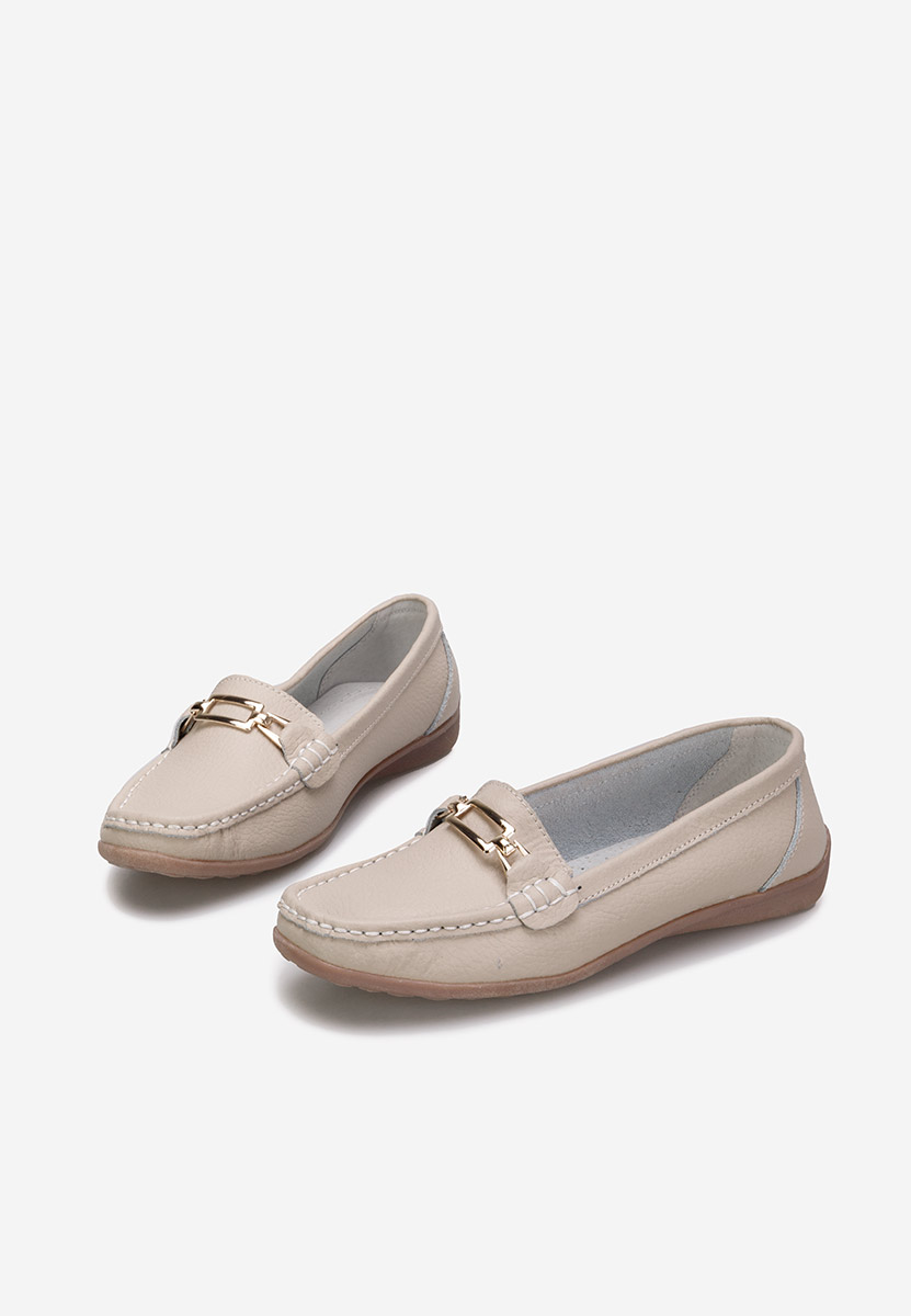 Mokasinke od prirodne kože Celetina bež