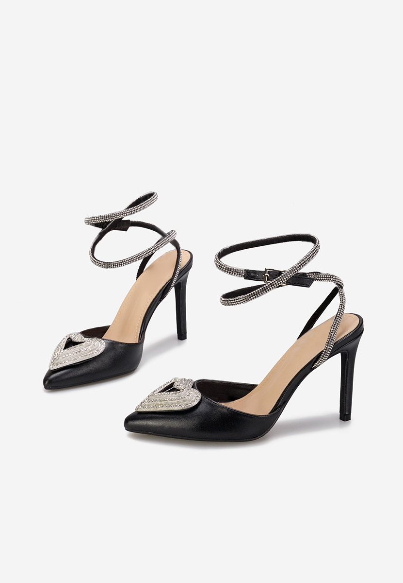 Štikle na visoku petu Amaya  V2 crno