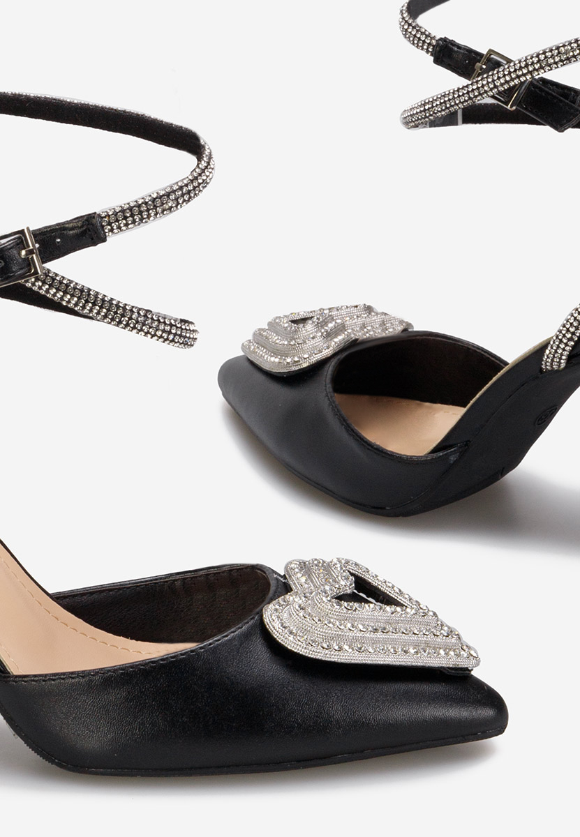 Štikle na visoku petu Amaya  V2 crno