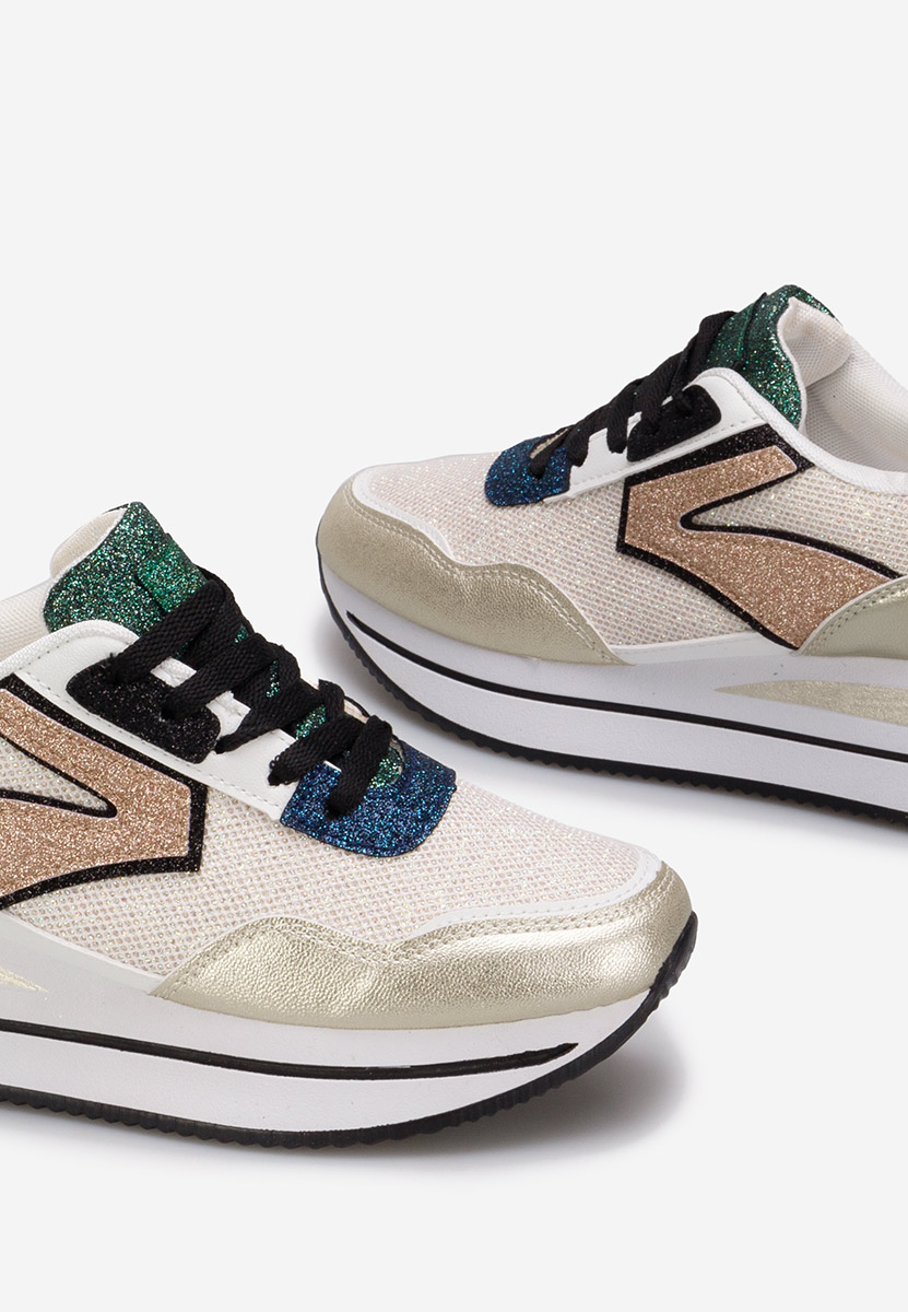 Tenisice sa platformom Tarika zlatno